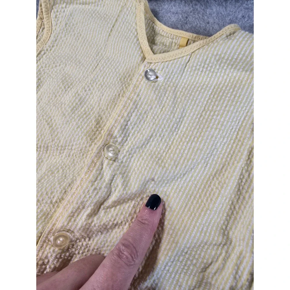 Vintage 60s/70s Baby Clothes Lot 12pc Mixed Infant Outfits Pastel 0-12M Retro - Picture 10 of 16